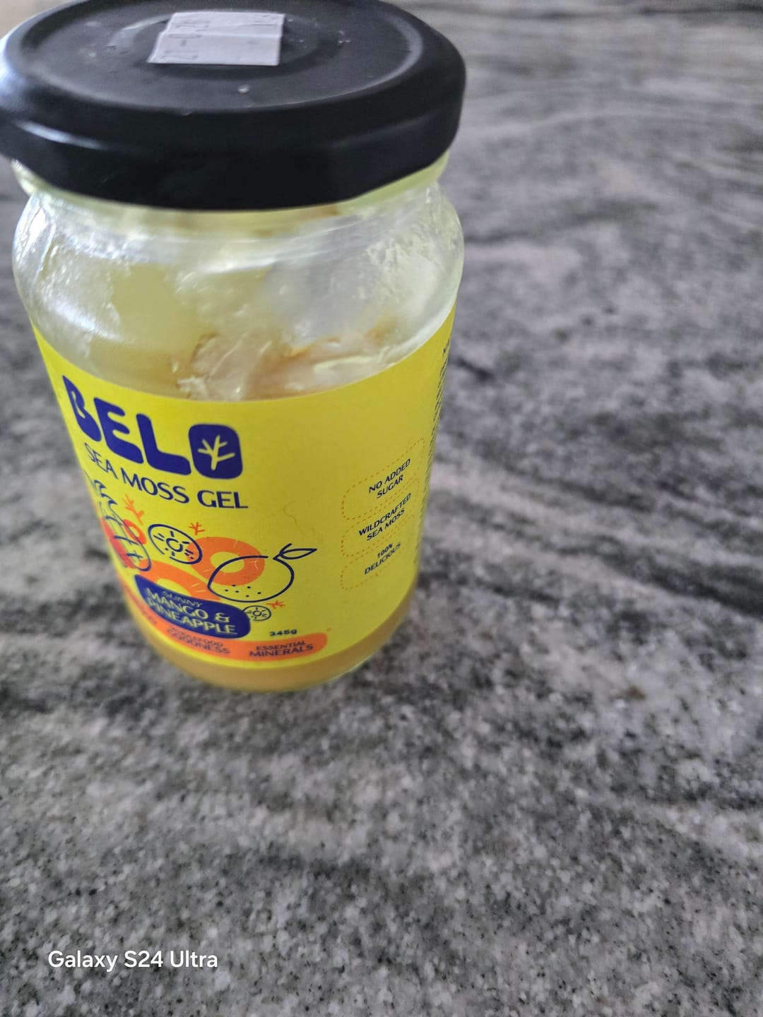 Customer photo review of Belo Sea Moss Gel - Sunny Mango & Pineapple