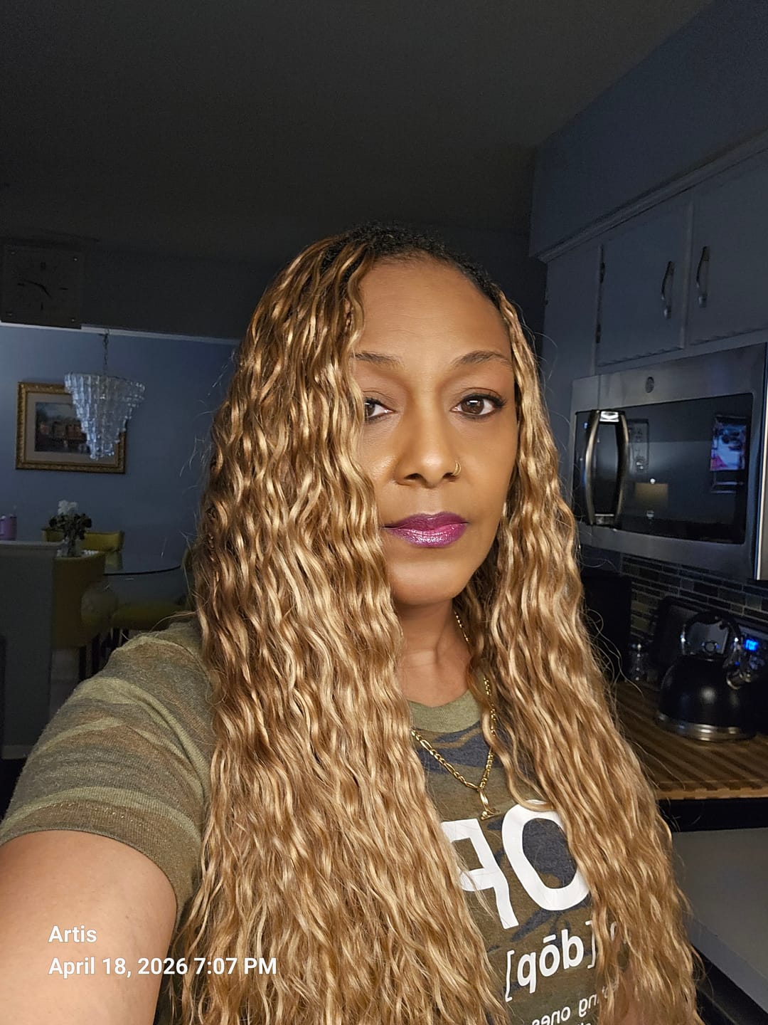 Customer photo review of #27/30/613 Mix Color Blend Loose Deep Wave Human Crochet Hair for Boho Braids