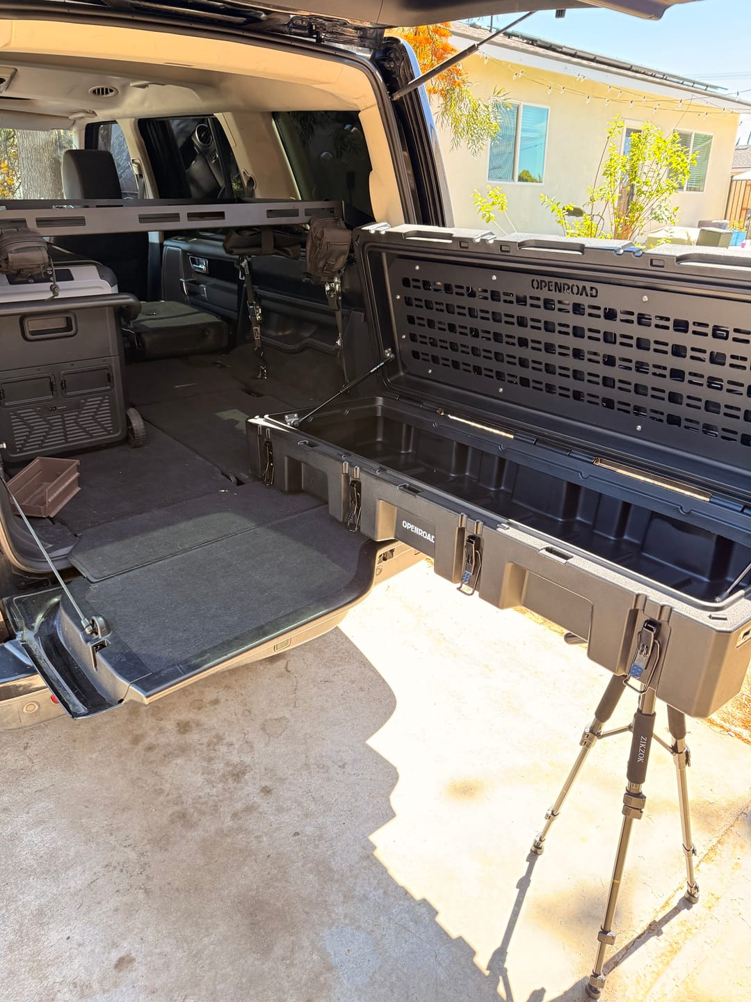 Customer photo review of MOLLE Panel for Camping Storage Case