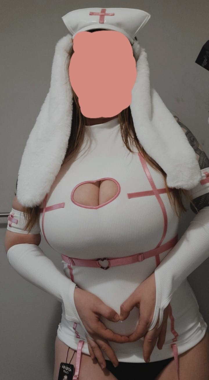 Customer photo review of Pre-sale Velombrance Sweetheart Bunny Nurse Dress AS49