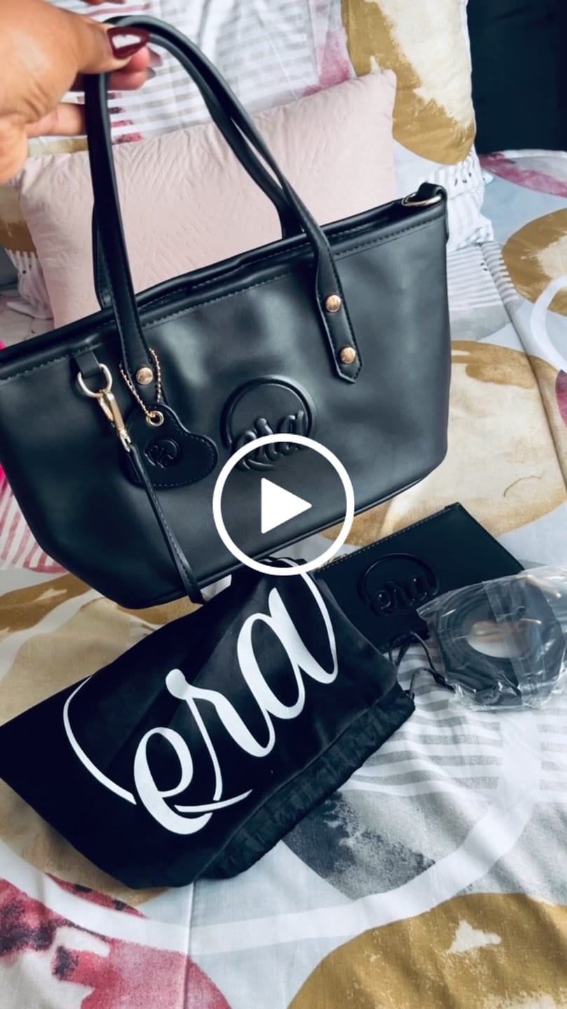 Customer video review of Black Mini Era Tote Bag