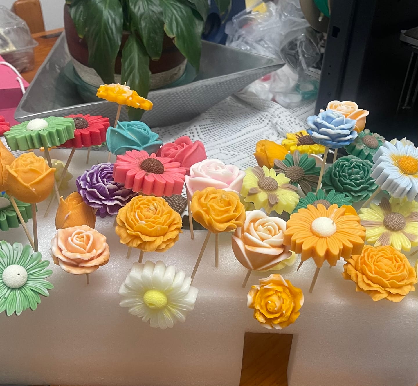 Customer photo review of ✨ Cera Premium Lista para MOLDE – Ideal para Velas de molde ,Waxmelts y figuras decorativas