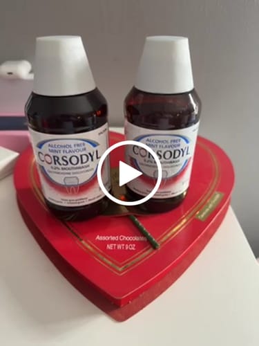 Customer video review of Corsodyl Alcohol Free Mint Mouthwash - 300ml