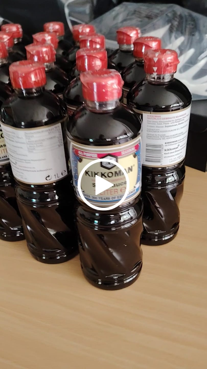 Customer video review of Kikkoman Sojasauce 1 l