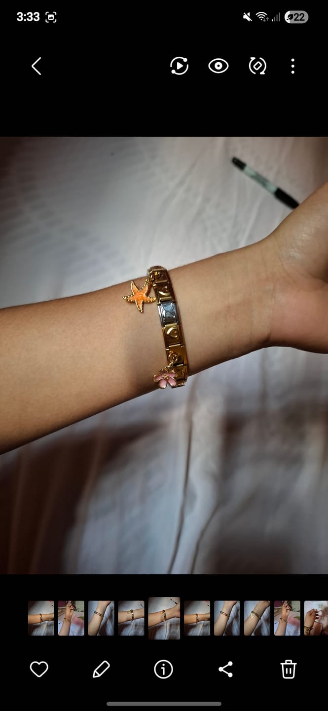 Customer photo review of Charm La Noche Estrellada