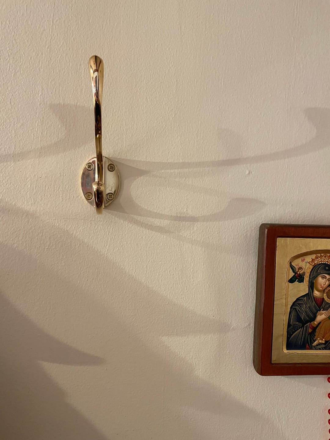 Customer photo review of Classic Brass Hat & Coat Hook