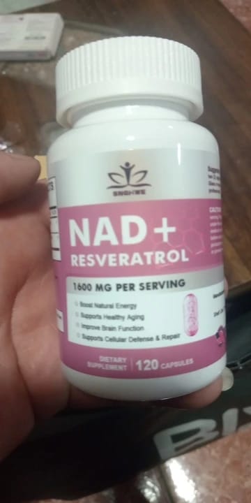 Customer photo review of NAD+Resveratrol SNGHWE™ (60 Cápsulas)