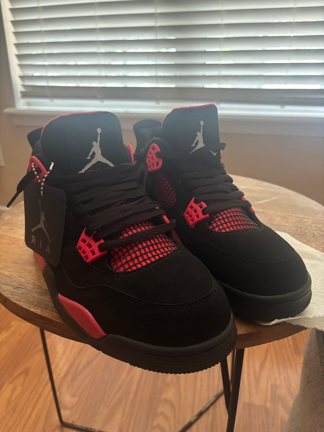Customer photo review of JORDAN 4 x RED THUNDER