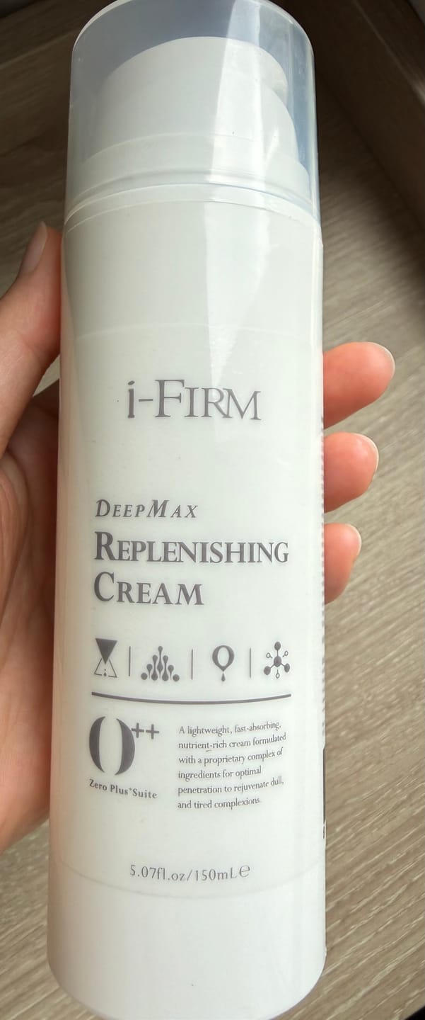Customer photo review of i-FIRM DeepMax Replenishing Cream (50mL / 150mL)
