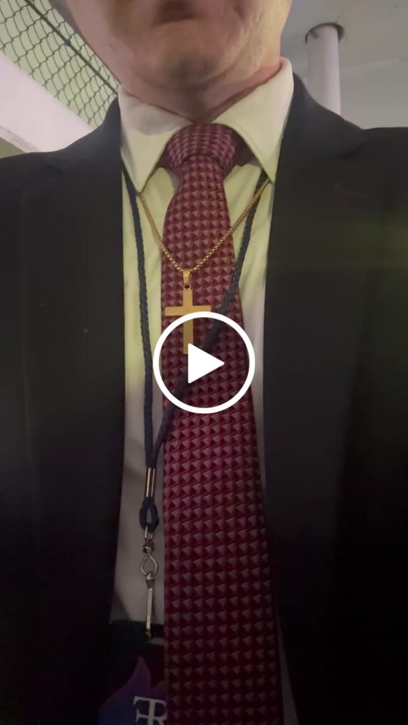 Customer video review of Lord's Prayer Cross Pendant Necklace