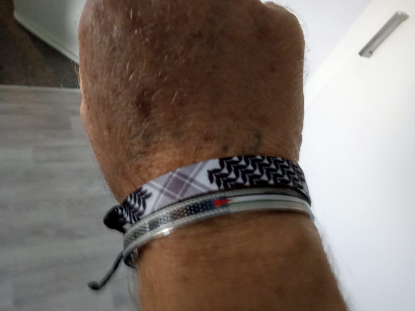 Customer photo review of Keffiyeh Bracelet