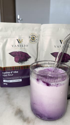 Customer photo review of Poudre d’Ube 100% Dioscorea alata