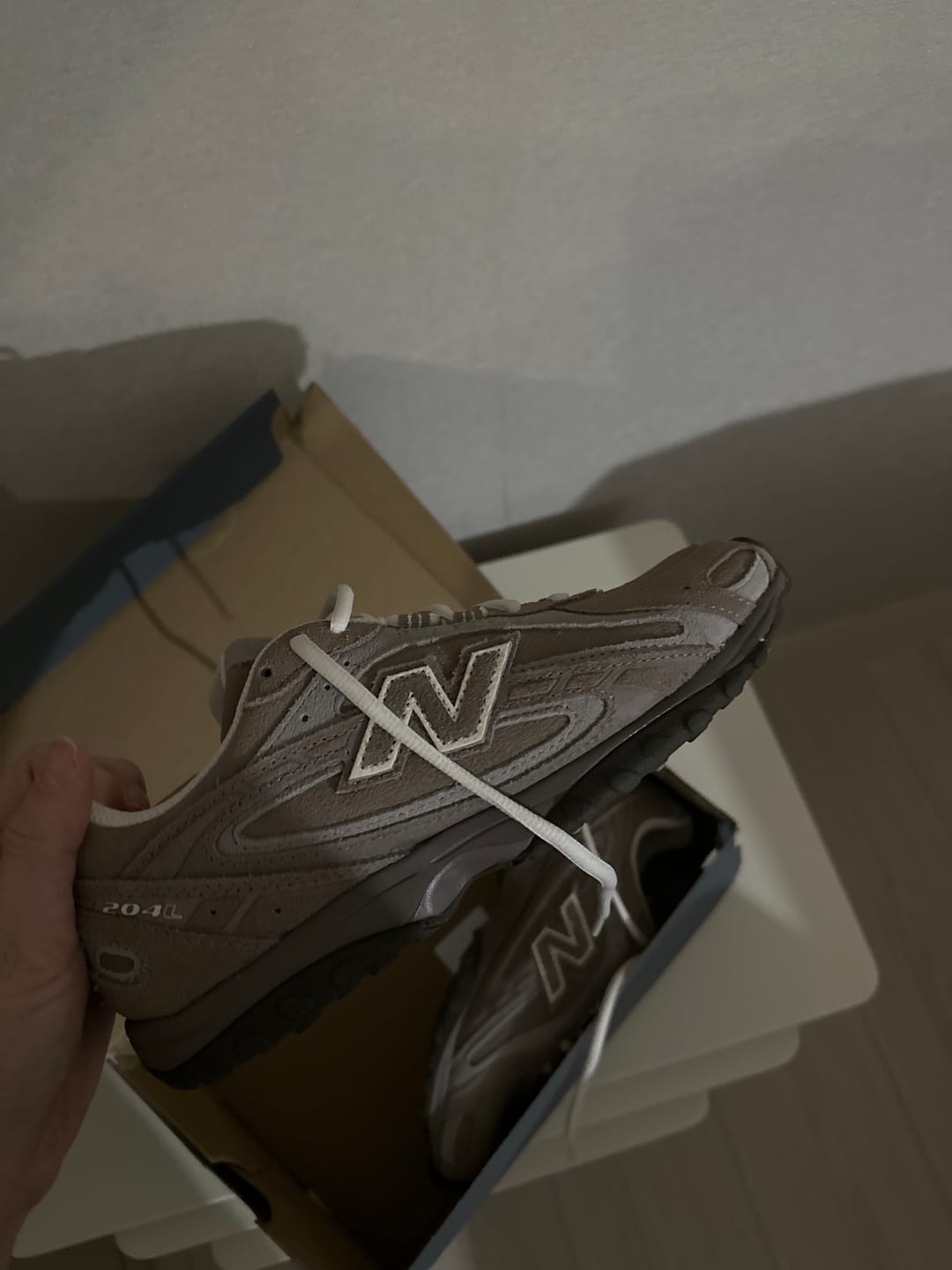 Customer photo review of New Balance 204L  - Mushroom with Arid Stone  - U204LMMA
