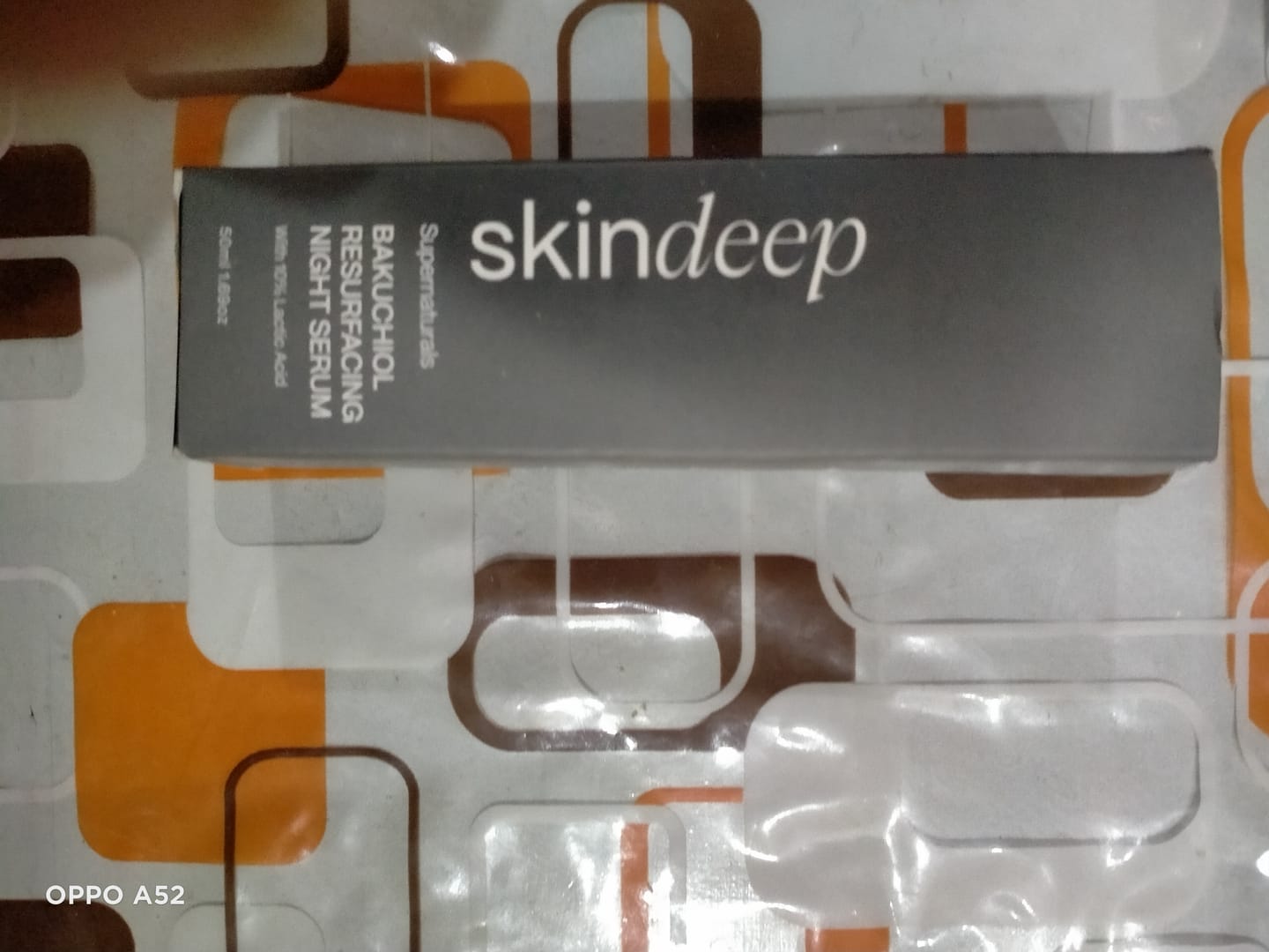 Customer photo review of BAKUCHIOL RESURFACING NIGHT SERUM - with 10% Lactic Acid