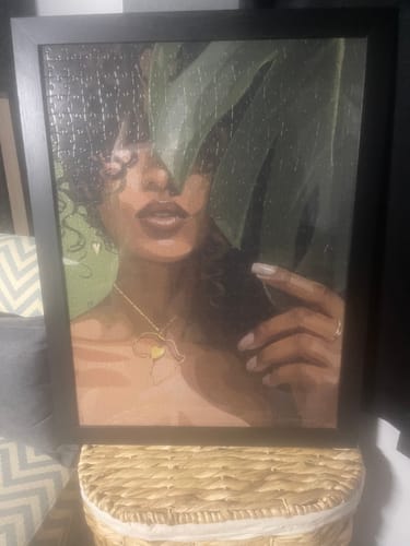 Customer photo review of Behind The Leaves Puzzle