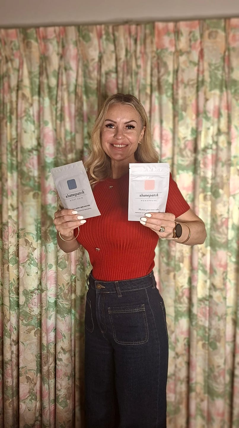 Customer photo review of alumepatch menopause patch
