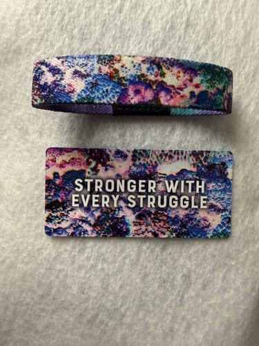 Customer photo review of Stronger With Every Struggle Bracelet