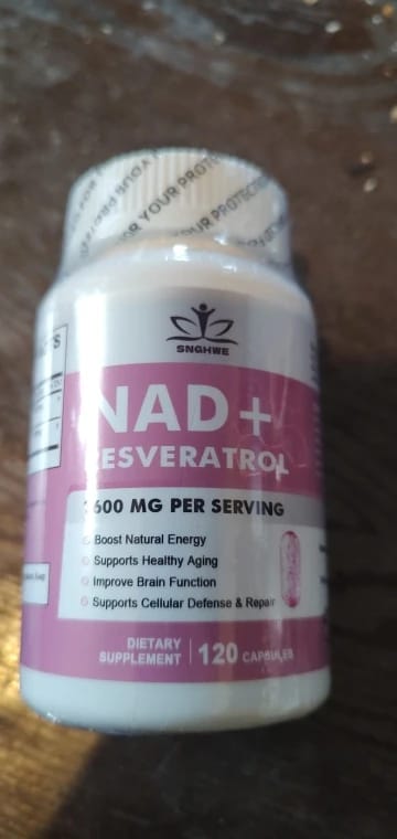Customer photo review of NAD+Resveratrol SNGHWE™ (60 Cápsulas)