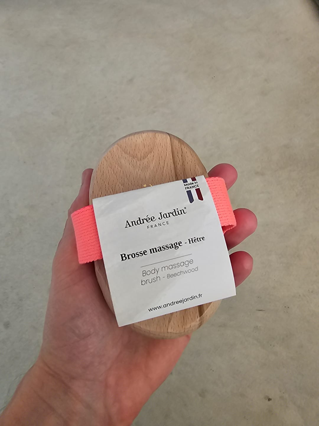 Customer photo review of Brosse de massage et brossage à sec pour drainage lymphatique