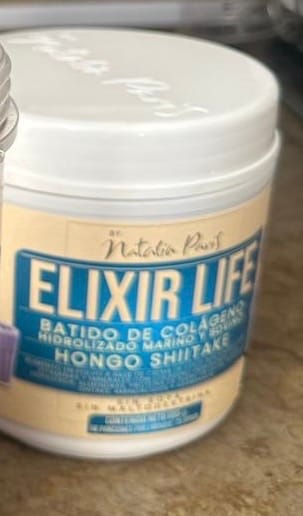 Customer photo review of Batido Elixir Life con Colágeno Marino y Bovino by Natalia Paris x 600 g