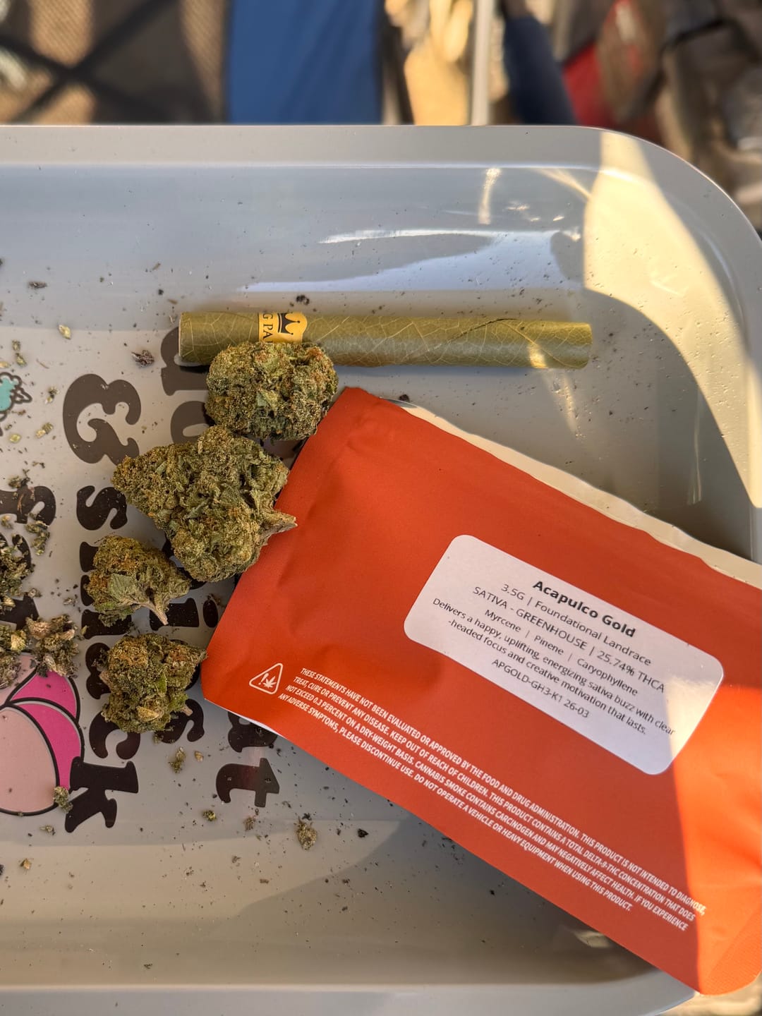 Customer photo review of Acapulco Gold