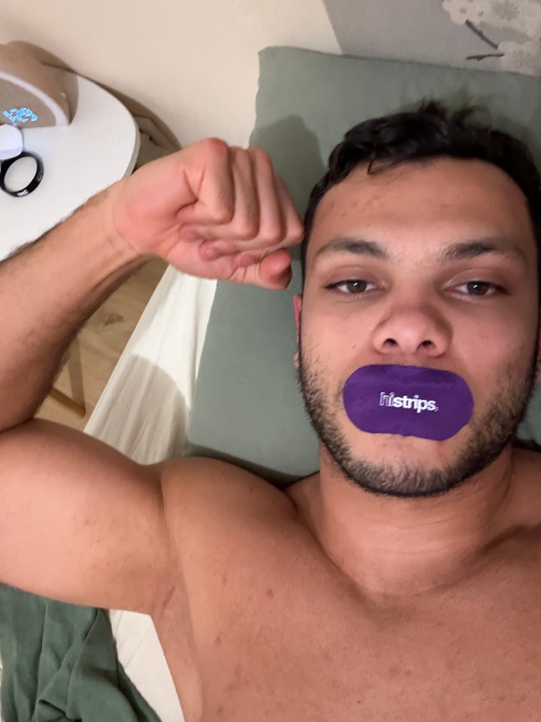 Customer photo review of Lavender Mouth Tape