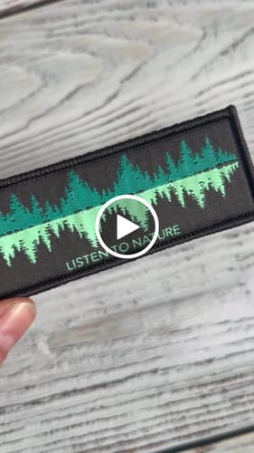 Customer video review of SMALL PATCH Listen To Nature (schwarzblau)