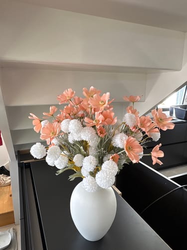 Customer photo review of Aura vase - Blanc mat