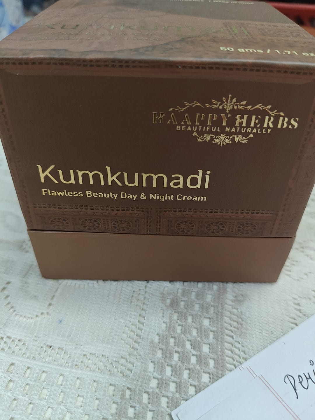 Customer photo review of Kumkumadi Flawless Beauty Day & Night Cream