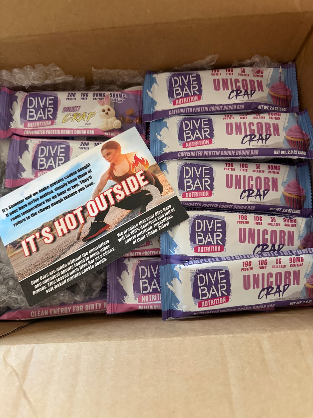 Customer photo review of Bunny Crap -  6 Bars