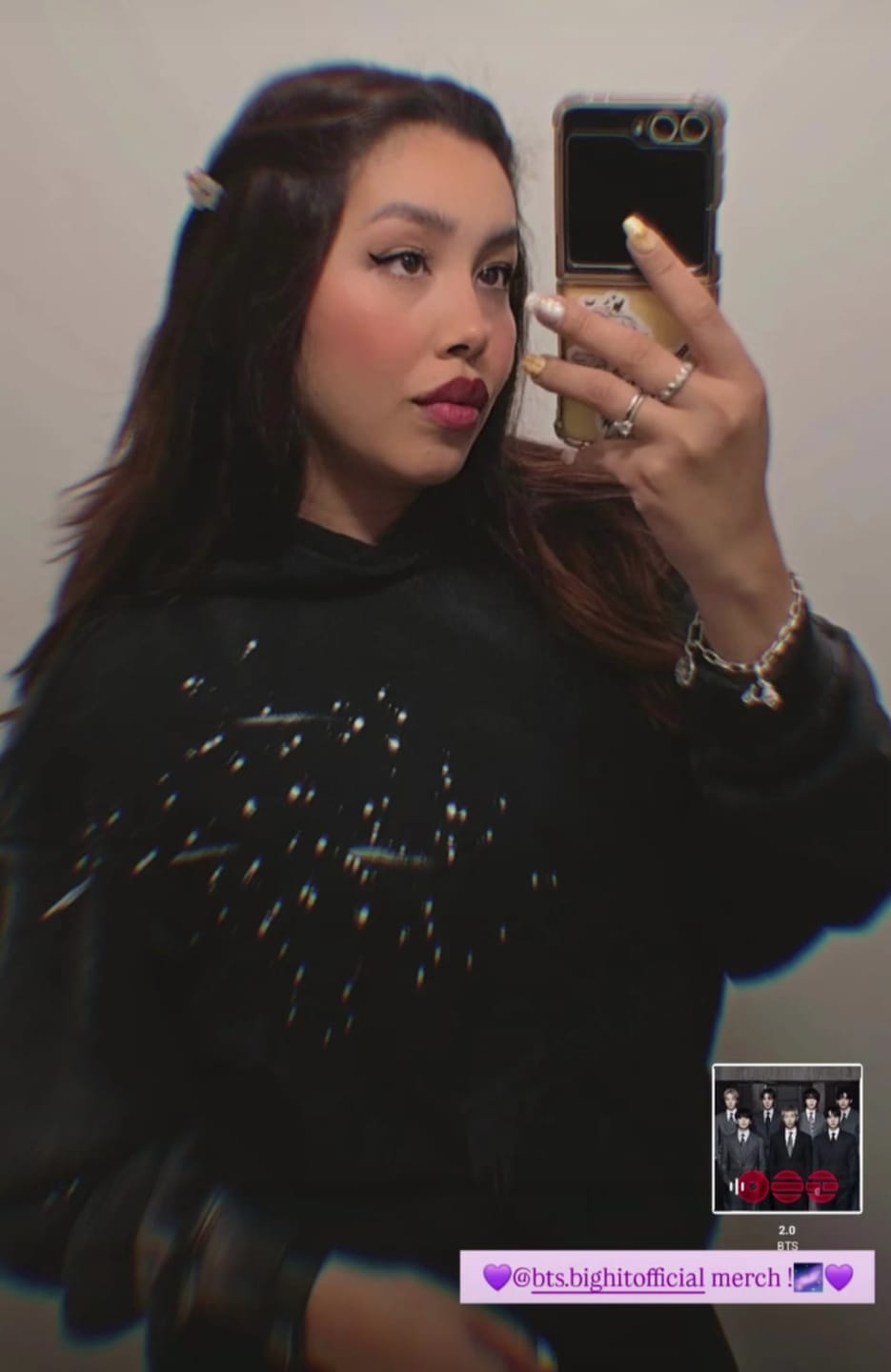 Customer photo review of [2ND PRE-ORDER] BTS - ARIRANG OFFICIAL MD HOODIE BLACK