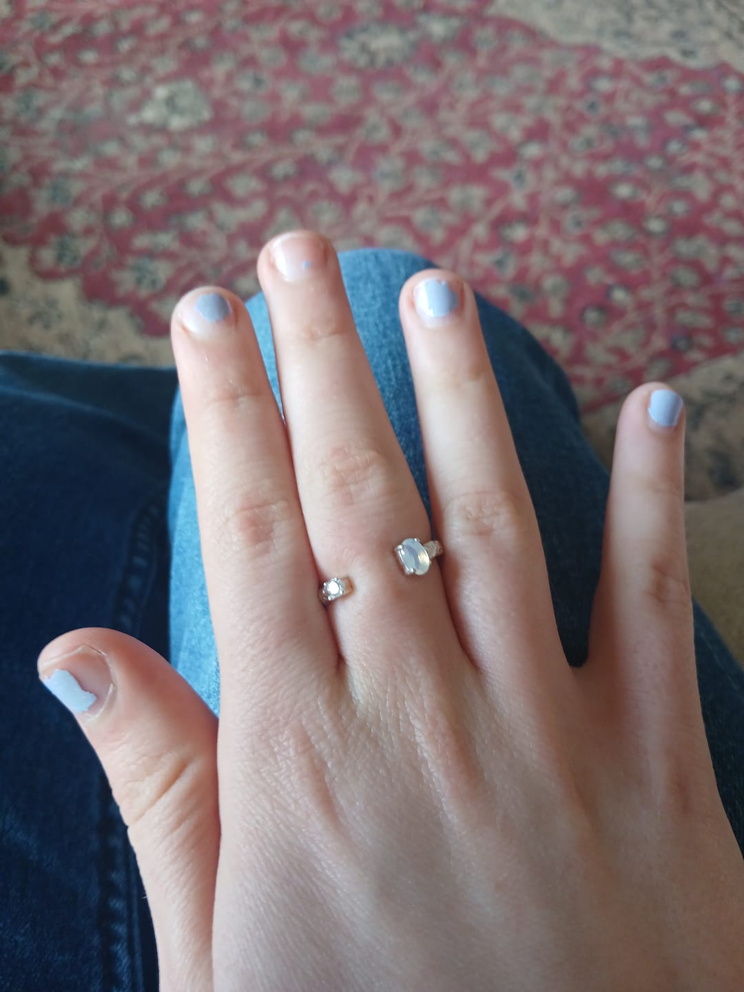 Customer photo review of Opal Gem Ring