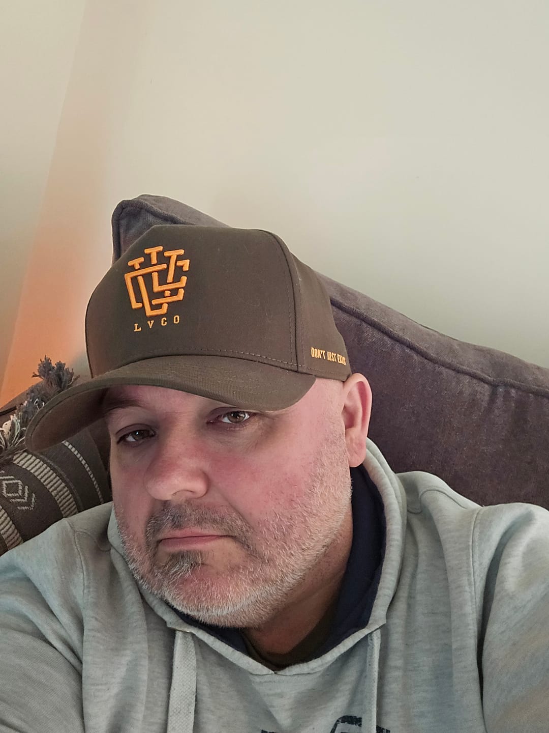 Customer photo review of ULTRA FIT Khaki Blaze A-Frame Snapback