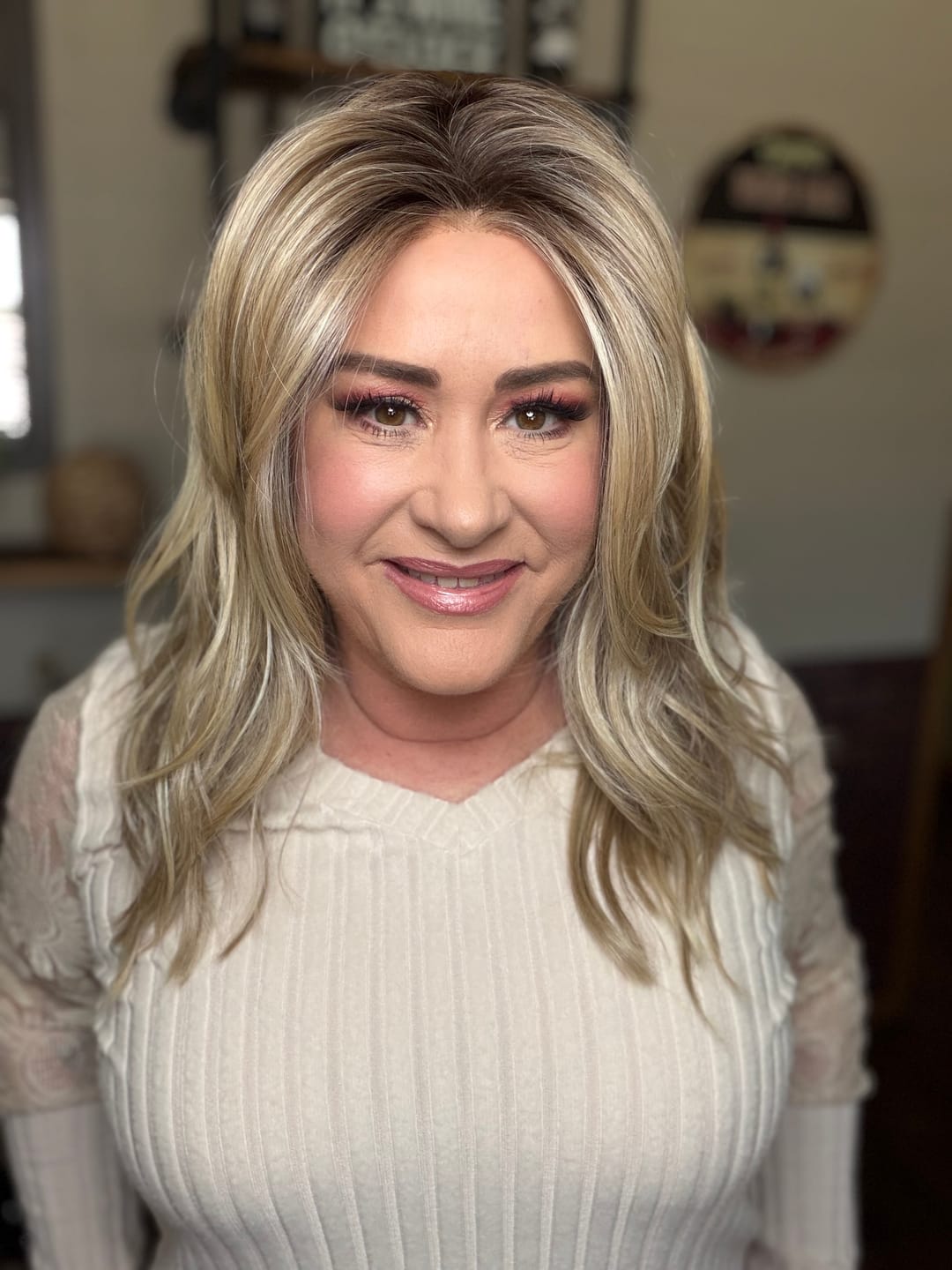 Customer photo review of TOTAL SEDUCTION - Sunlit Beige Blonde