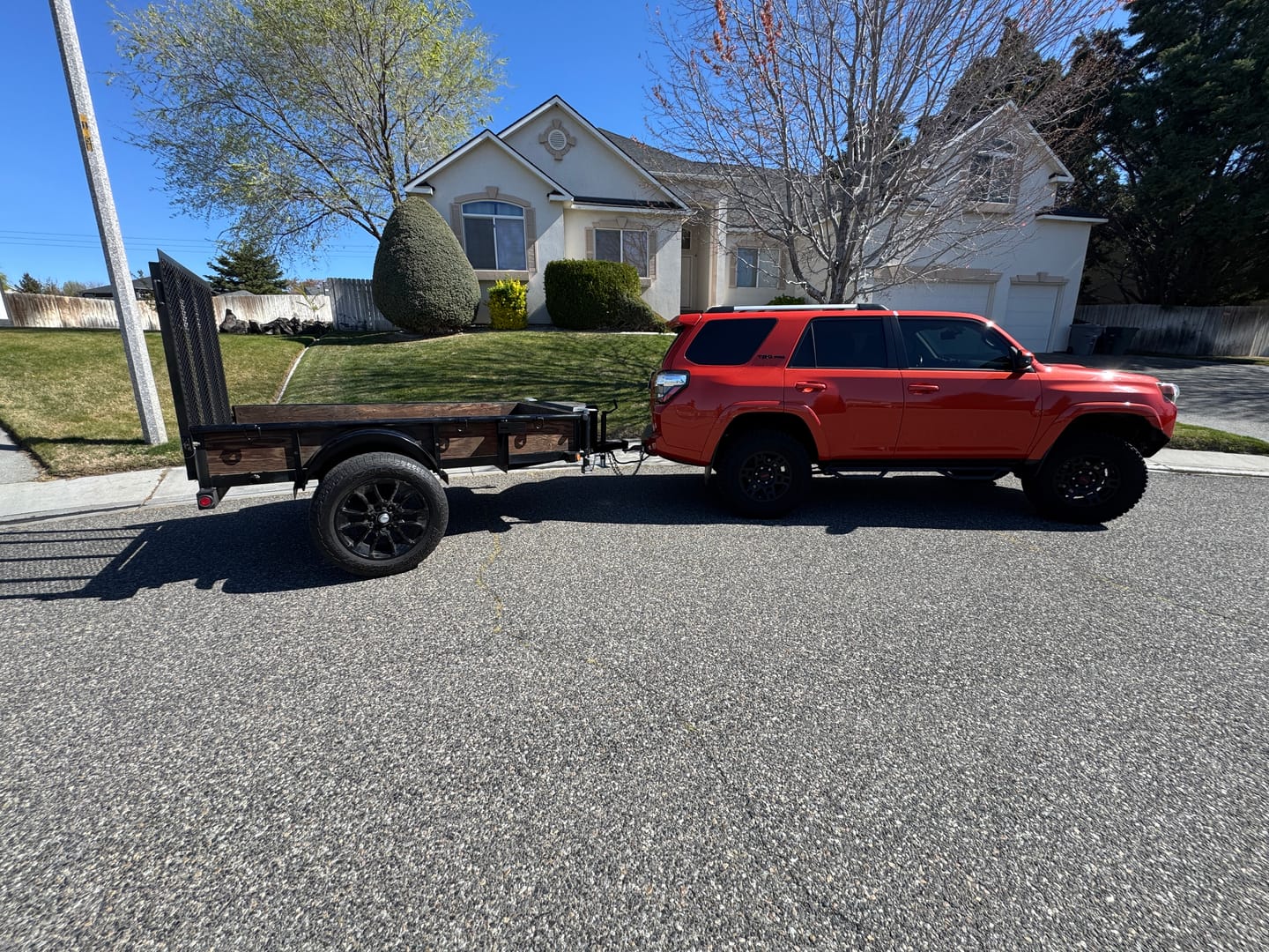 Customer photo review of 3500 lb Trailer Axle With Idler Hubs | Round Straight