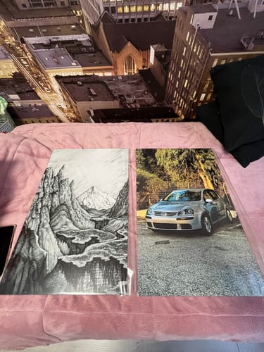 Customer photo review of יצירת פוסטר מתמגנט מתמונה