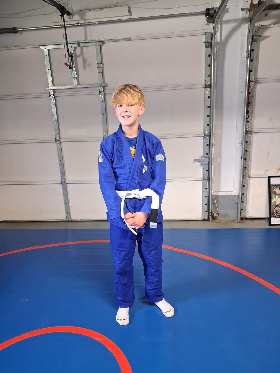 Customer photo review of Brazilian Jiu Jitsu Kids BJJ White Belt