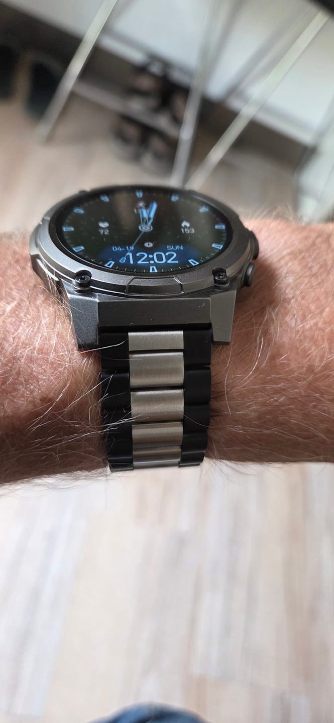 Customer photo review of Black-Silver Steel Loop