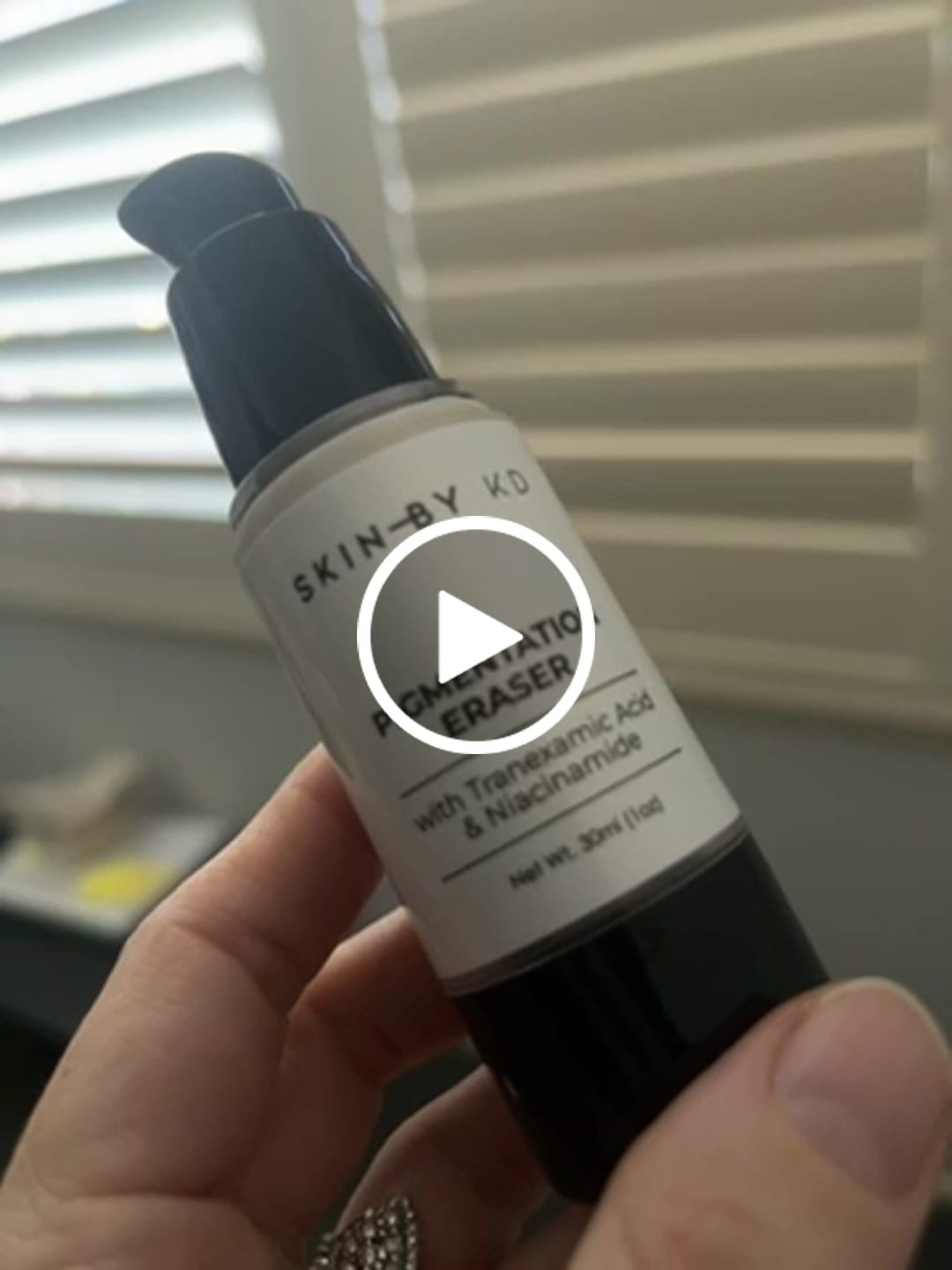 Customer video review of Pigmentation Eraser with Tranexemic Acid & Niacinamide