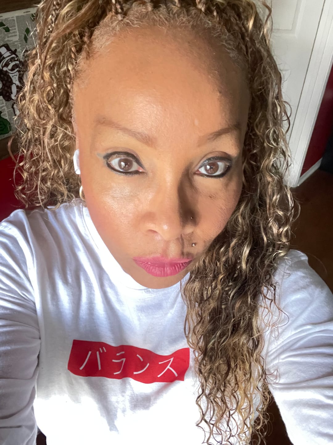 Customer photo review of #4/27/30/613 Mix Color Blend Deep Wave Human Braiding Hair
