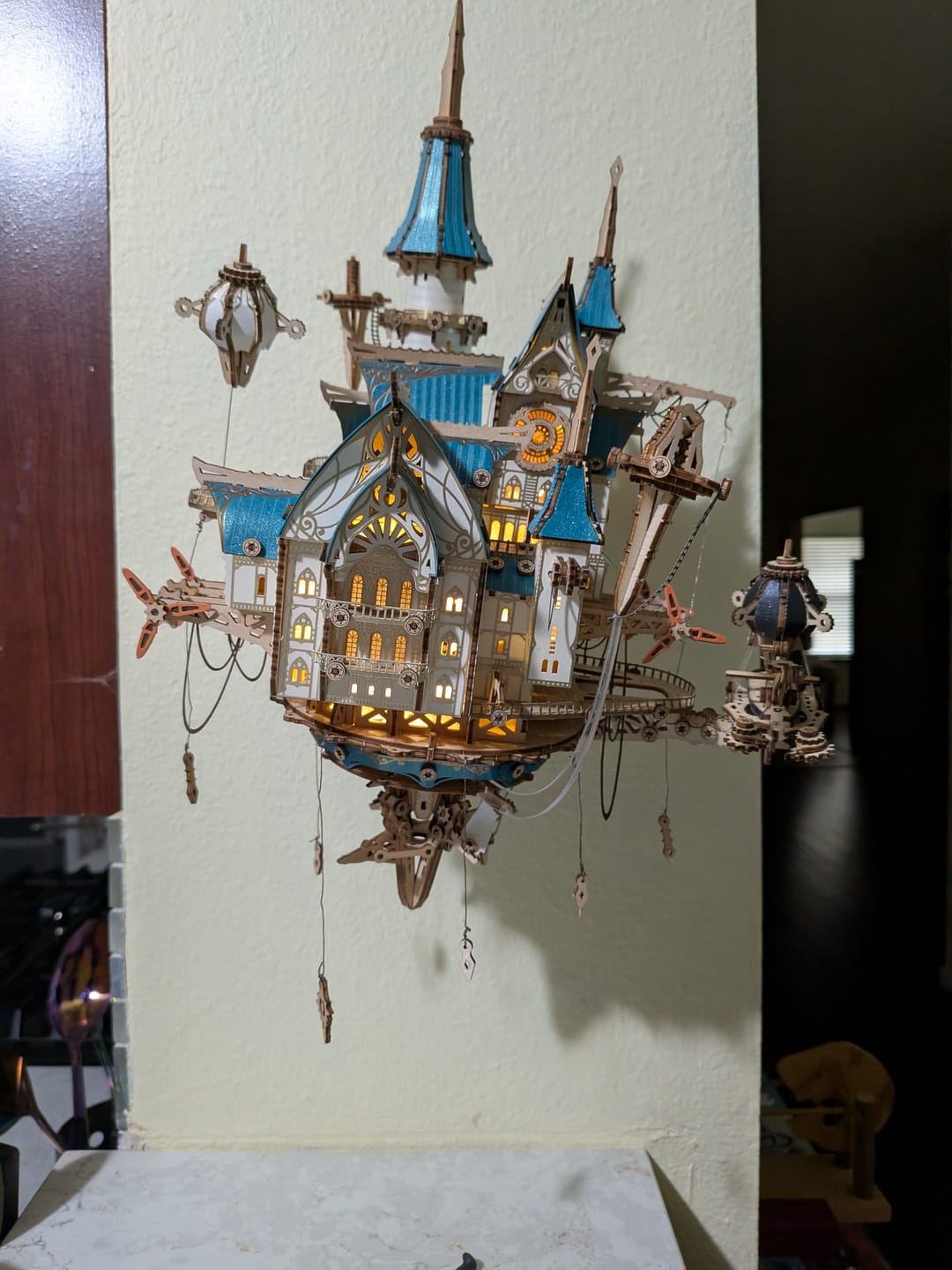 Customer photo review of Rokrgeek Fantasy Steam Castle 3D Wooden Puzzle