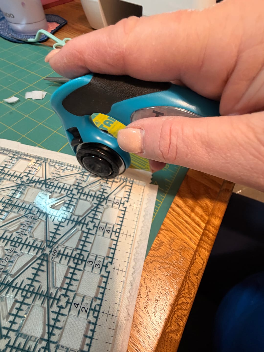 Customer photo review of 45mm Plastic Guide for My Comfort Cutters by Truecut