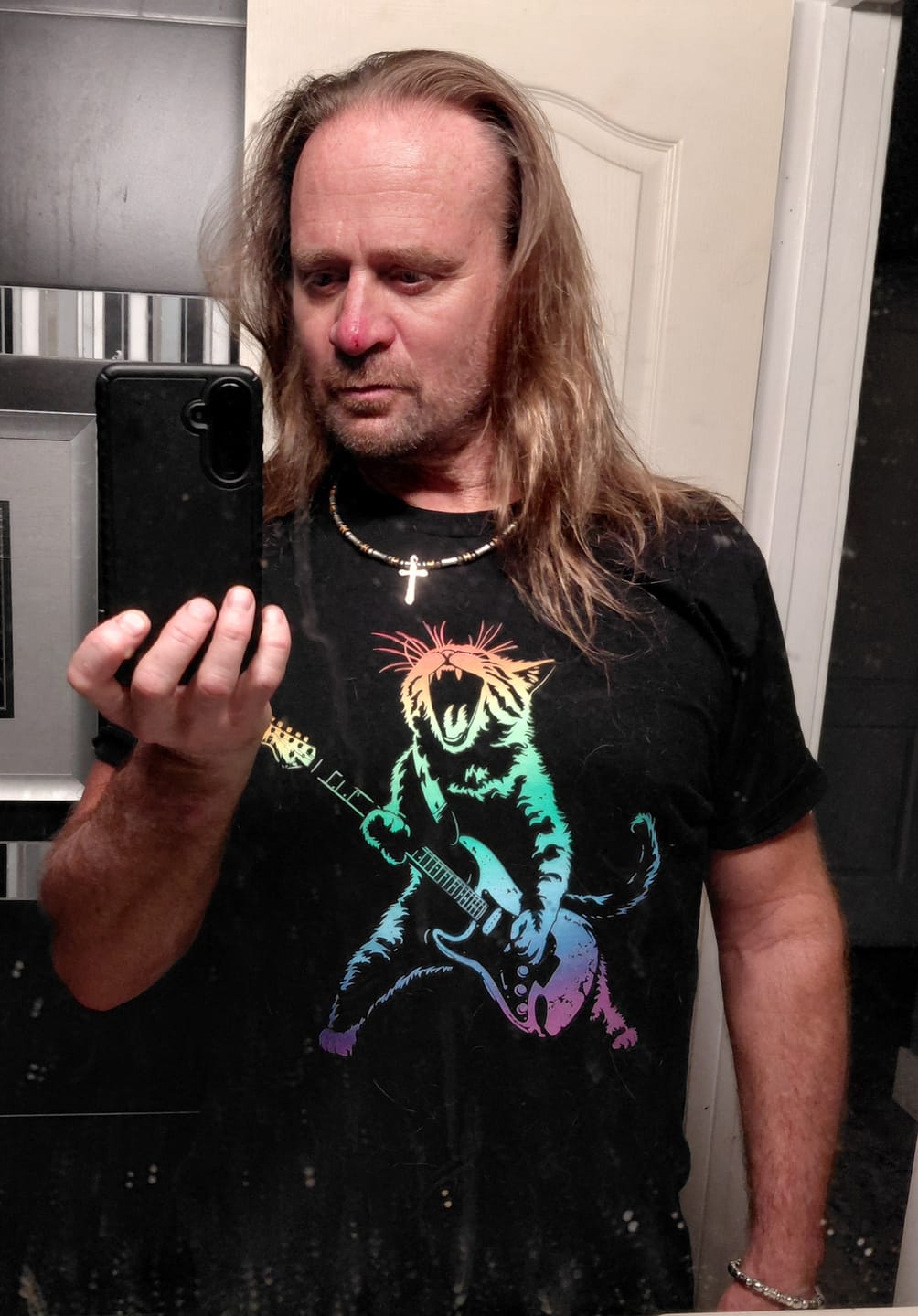 Customer photo review of Rock Rainbow T-Shirt