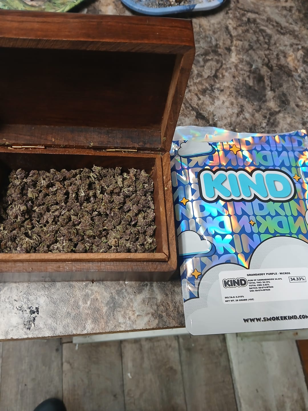 Customer photo review of Granddaddy Purple Micros - 28 Grams - Indica