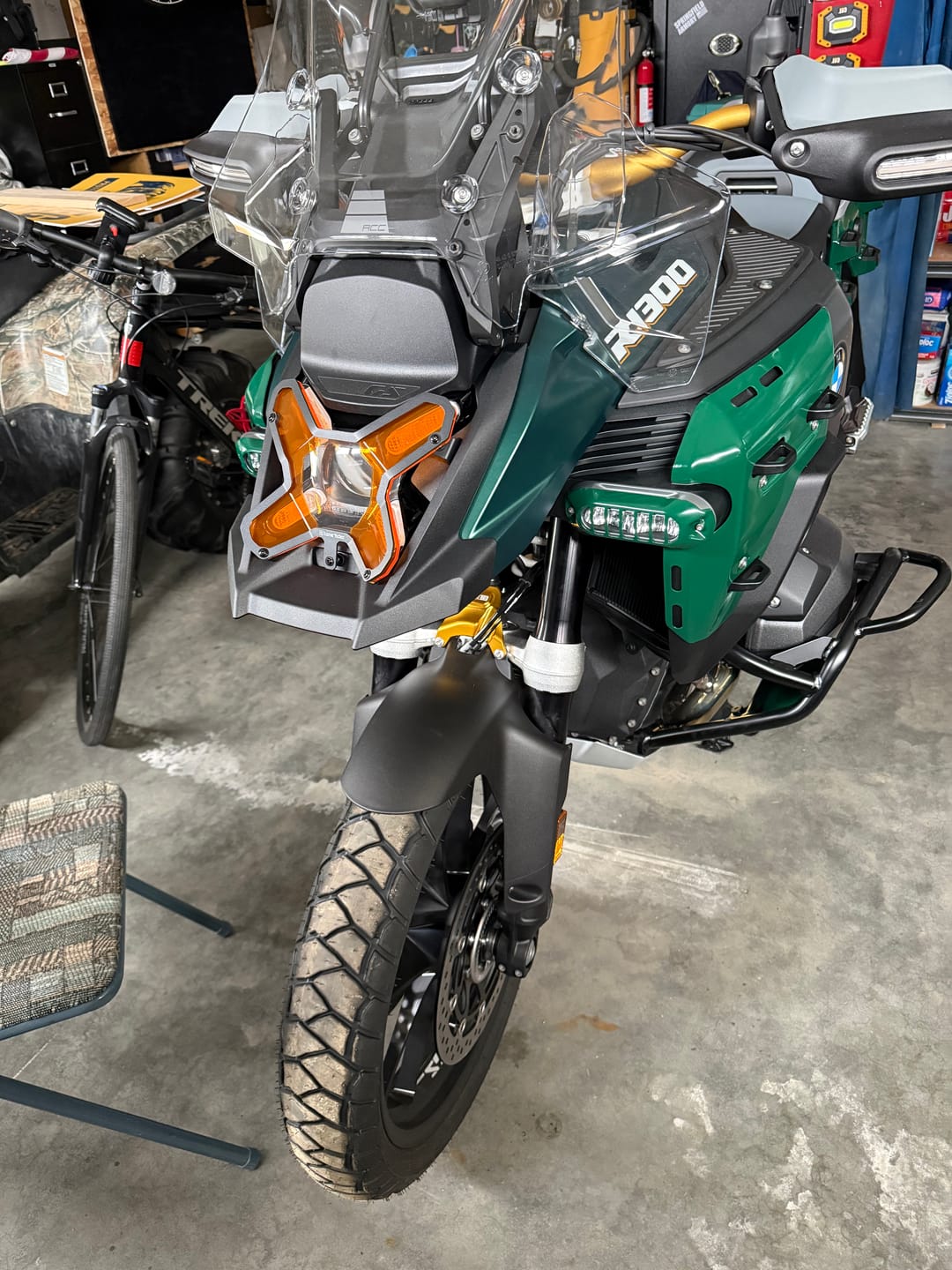 Customer photo review of Headlight Guard Kit for BMW R1300GS / R1300GS Adventure