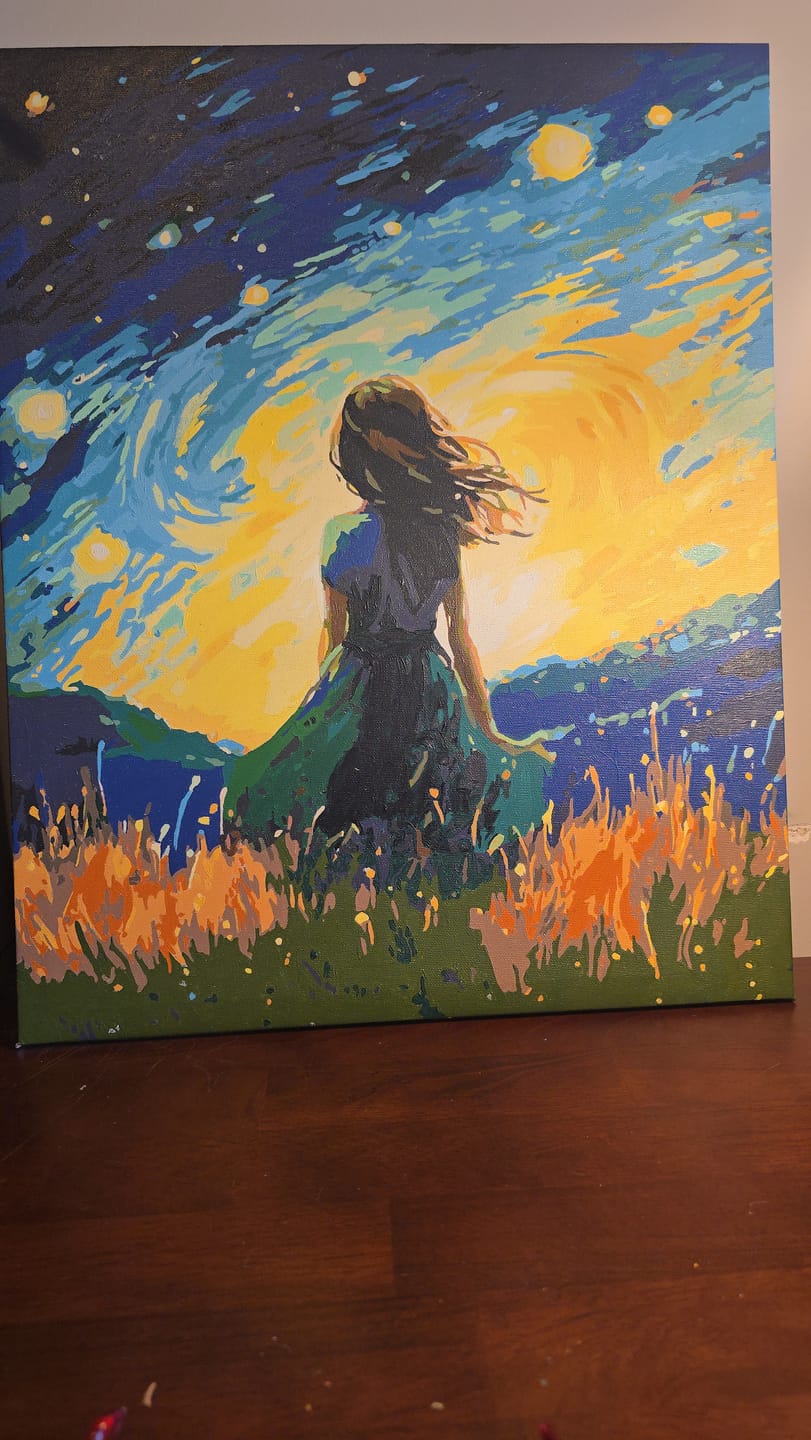Customer photo review of Starlit Contemplation