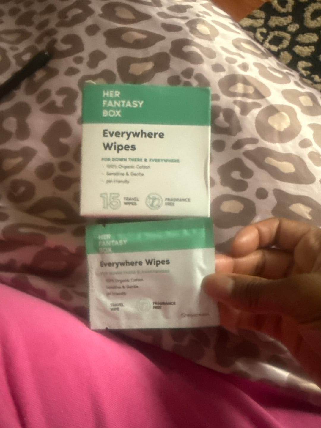 Customer photo review of Everywhere Wipes - Odor Removing Travel Wipes