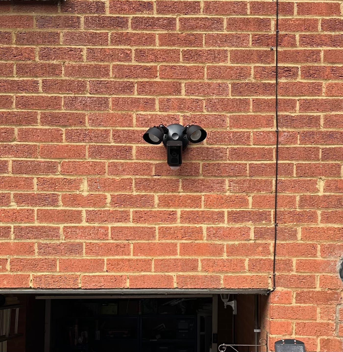 Customer photo review of Ring Floodlight Cam Wired Plus Black