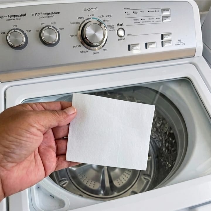 Customer photo review of Laundry Detergent Sheets