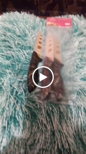 Customer video review of 3 Piece Black Knives Set